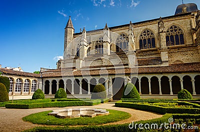 Marmande is a little town in the Lot-et-Garonne department, France Stock Photo