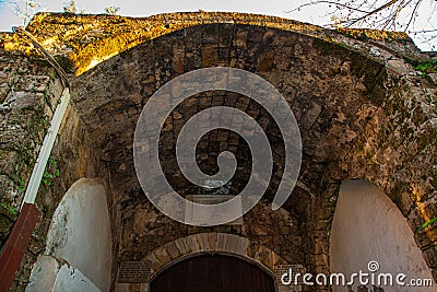 MARMARIS, TURKEY: The Caravanserai building was built by the Magnificent Sultan Sulyman in 1545 AD. Editorial Stock Photo