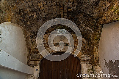 MARMARIS, TURKEY: The Caravanserai building was built by the Magnificent Sultan Sulyman in 1545 AD. Editorial Stock Photo