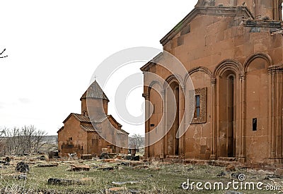 Marmashen Monastery Armenia. Built in the X-XIII centuries. Editorial Stock Photo