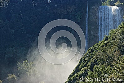 Marmore falls in central Italy Stock Photo