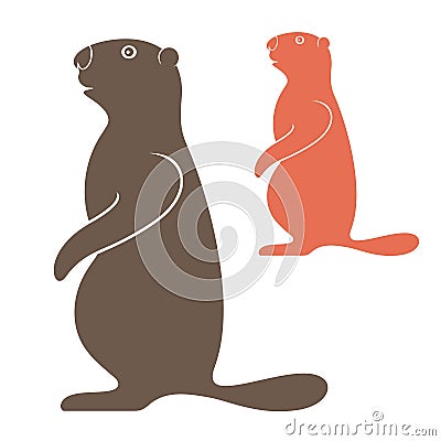 Marmot Vector Illustration