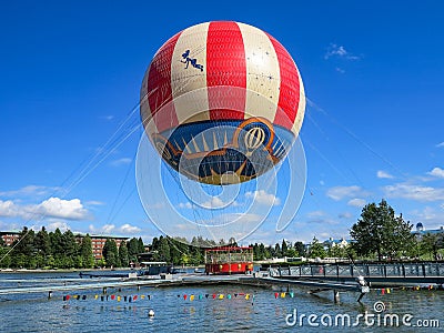 Disneyland Paris PanoraMagique Balloon Editorial Stock Photo