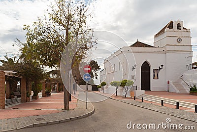 MARO, SPAIN - 03 MARCH 2022 Iglesia de Nuestra Senora de las Maravillas, church of Our lady of Wonders located at the Plaza de las Editorial Stock Photo