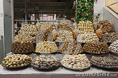 Moroccan pastries Stock Photo