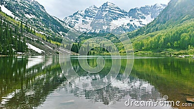 Maroon Bells Stock Photo