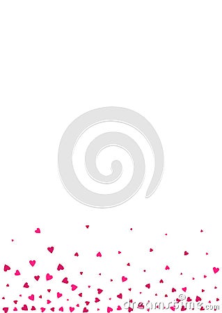Maroon Color Heart Vector White Backgound Vector Illustration