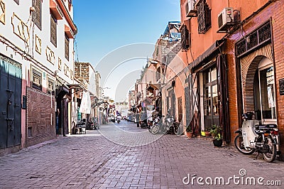 Marrakech Street Editorial Stock Photo