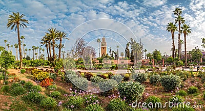 Marrakesh landscape Stock Photo