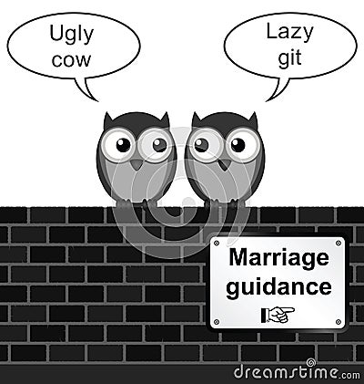 Marriage Guidance Vector Illustration
