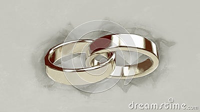 Marriage marriage marry ring rings wedding ring wedding rings Cartoon Illustration