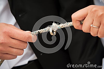 Marriage strength Stock Photo