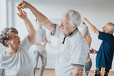 Marriages dancing together Stock Photo