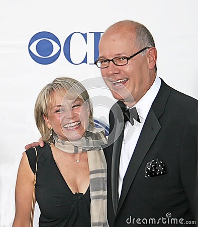 Andrea Joyce and Harry Smith at the 2005 Tony Awards in New York City Editorial Stock Photo