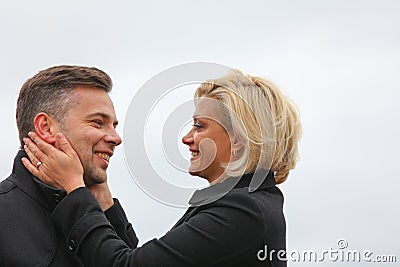 Happily Married Couple Stock Photo