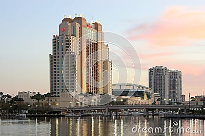 The Marriott Hotel In Tampa Editorial Stock Photo