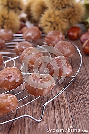 Marron glcÃ© Stock Photo