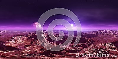 Mars, HDRI, environment map Stock Photo