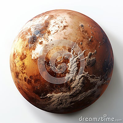 Artistic Rendering Of Mars In The Style Of Artgerm Stock Photo