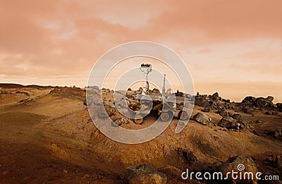 Mars Rover Stock Photo