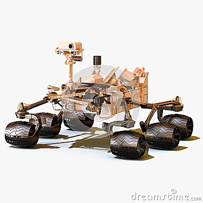 Mars Rover Curiosity Stock Photo