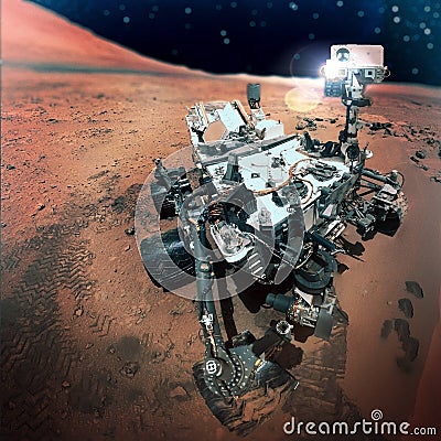 The Mars rover Stock Photo