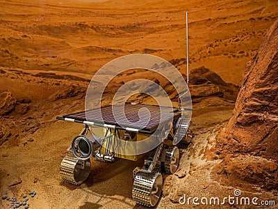 The Mars Rover Stock Photo