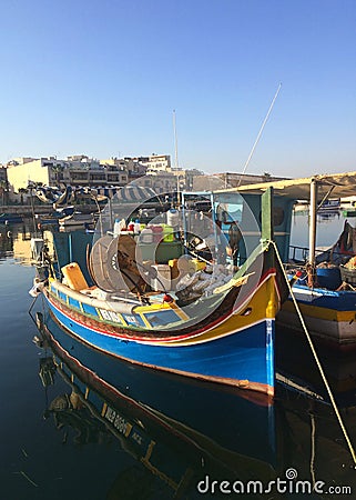 Marsaskala City Harbour, Malta Editorial Stock Photo