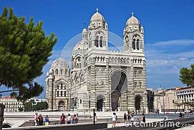 Marseille Cathedral, France Editorial Stock Photo