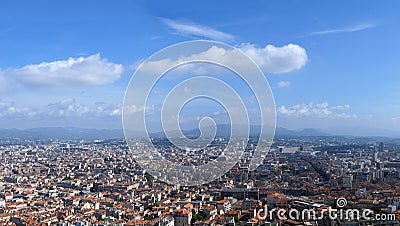 Marseille city panoram Stock Photo