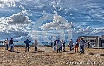 Marseilles Petanque Editorial Stock Photo