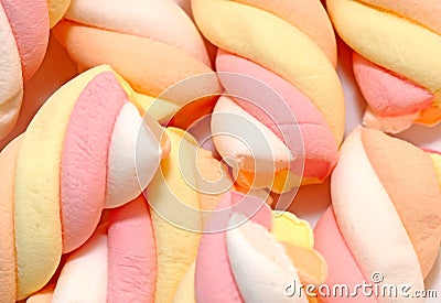 Marsh mallow background Stock Photo