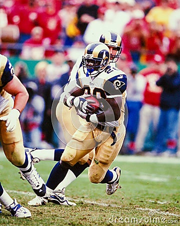 Marshall Faulk St. Louis Rams Editorial Stock Photo