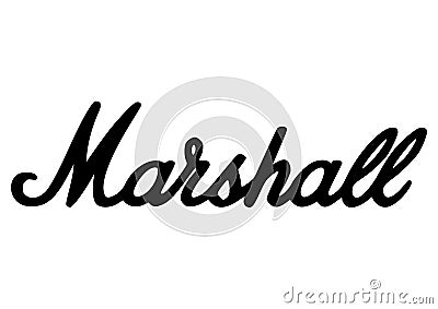 Marshall logo Stock Photo
