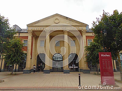 Marshes Shopping Centre North Side Entrance Editorial Stock Photo