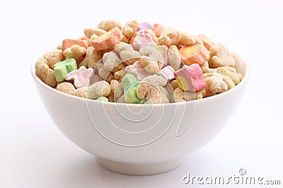 Marshmallow Cereal Stock Photo