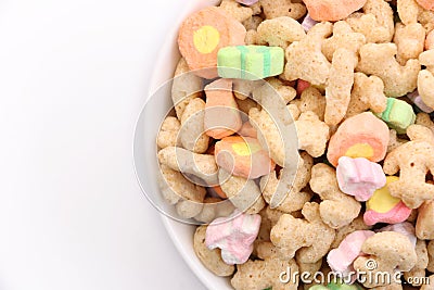 Marshmallow Cereal Stock Photo