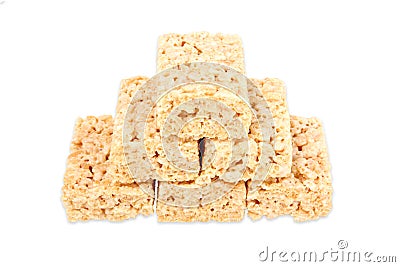 Marshmallow Squares Stock Photo