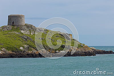 Martello Tower. Dalkey island. Ireland Stock Photo