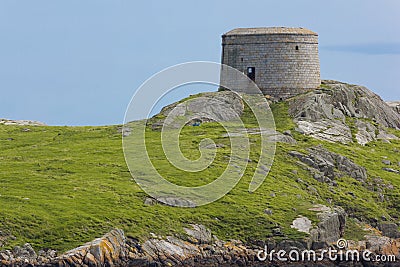 Martello Tower. Dalkey island. Ireland Stock Photo