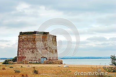 Martello tower Eastbourne England Stock Photo