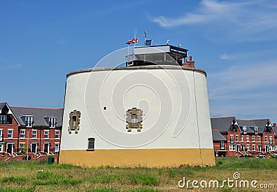 Martello Tower, Felixstowe Editorial Stock Photo