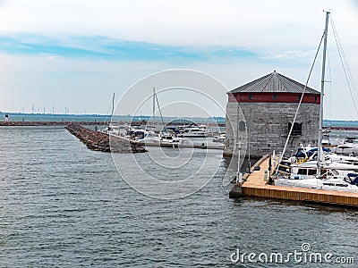 Martello Tower, fortification at Kingston, Ontario Editorial Stock Photo