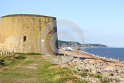Martello tower at Hythe, Kent, UK Editorial Stock Photo