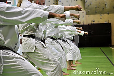 Martial arts karate Stock Photo