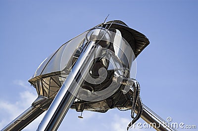 Martian Sculpture, Woking Editorial Stock Photo