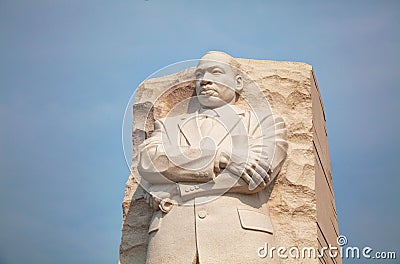 Martin Luther King, Jr memorial monument in Washington, DC Editorial Stock Photo