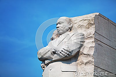 Martin Luther King, Jr memorial monument in Washington, DC Editorial Stock Photo