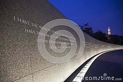 The Martin Luther King Jr. Memorial Editorial Stock Photo