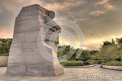 The Martin Luther King, Jr. Memorial in Washington, D.C. Editorial Stock Photo